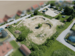 Vogelperspektive - Genehmigtes Doppelhausgrundstück mit 2 Flurnummern | 257 m² + 286 m² | Gesamt 543 m² I Ihre Chance!