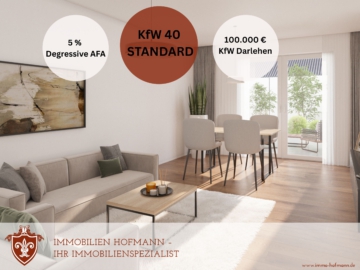 *** Moderne 2-Zimmer Wohnung – MODERN | KfW 40 | NACHHALTIG ***, 84032 Landshut, Wohnung