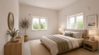 Schlafzimmer II - Einrichtungsbeispiel - ! Barrierefreie Traumwohnung mit Blick ins Grüne - KfW-40 + QNG - Einziehen September 2026 !!