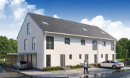 Objektansicht - Modernes Neubaureihenendhaus in Berglern – Wohnen im Grünen nahe München - mit KFW Förderung!