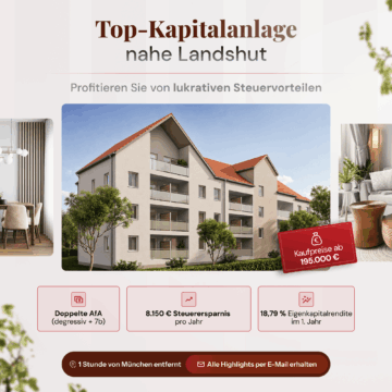 2-Zimmer-Wohnung mit besonderem Anleger-Bonus!!, 84144 Geisenhausen, Erdgeschosswohnung