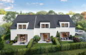 Perspektive Süd - 130m² Nutzfläche /KfW-40 QNG Neubau- Reihenendhaus / Interessant auch für Kapitalanleger