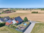 Luftansicht - Familienglück in ruhiger Lage - Gepflegtes Einfamilienhaus mit Werkstatt und PV- Anlage