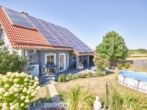 Außenansicht - Familienglück in ruhiger Lage - Gepflegtes Einfamilienhaus mit Werkstatt und PV- Anlage