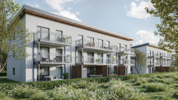 *** 2-Zimmer-Wohnung im QNG-Neubau – mit sensationellem Garten, modern & förderfähig***, 94437 Mamming, Erdgeschosswohnung