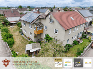 ***Großzügiges Mehrfamilienhaus mit 3 Wohneinheiten, PV- Anlage, Garagen & Werkstatt***, 94431 Pilsting, Mehrfamilienhaus