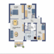 Grundriss - + Moderne und helle 4-Zimmer Wohnung in Landshut +