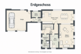 Grundriss - + Großes und Neuwertiges Einfamilienhaus mit tollem Grundstück +