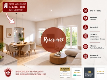 ! Barrierefreie Traumwohnung mit Blick ins Grüne – KfW-40 + QNG – Einziehen September 2026 !!, 94437 Mamming, Wohnung
